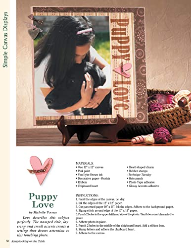 Scrapbooking on the Table: Waterfalls, Shadow Boxes, FoldOuts, Accordions, Canvas Keepers, PeekABooks, Booklets And More,Used