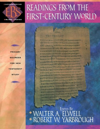 Readings From The Firstcentury World: Primary Sources For New Testament Study (Encountering Biblical Studies),New