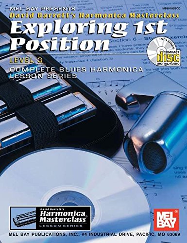 Mel Bay Exploring 1st Position (Harmonica Masterclass Series Level 3,Used