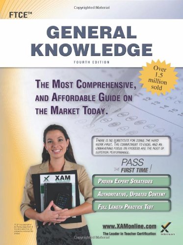 Ftce General Knowledge Teacher Certification Study Guide Test Prep,Used