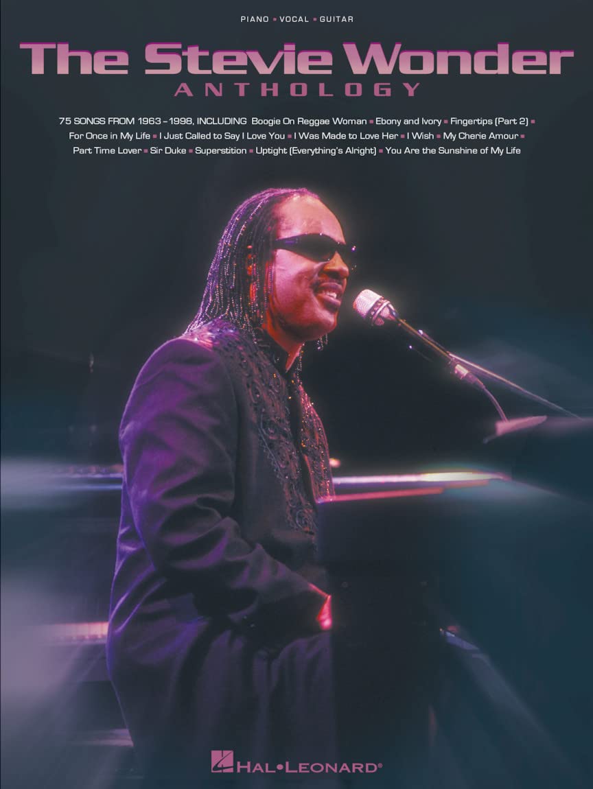 The Stevie Wonder Anthology Piano, Vocal And Guitar Chords,New