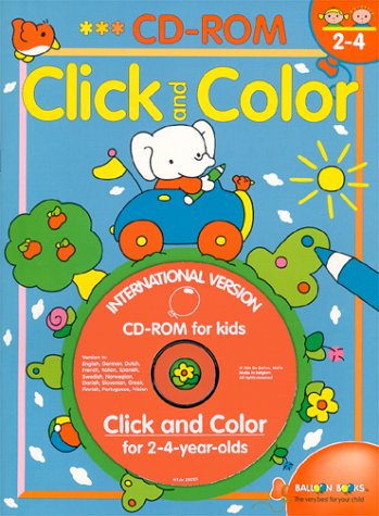 Balloon: Click and Color CDROM: 115 images to color,Used