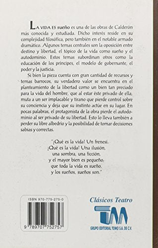 Vida Es Sueno (Spanish Edition),Used