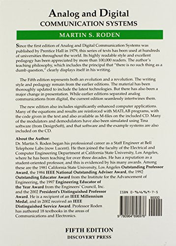 Analog and Digital Communication Systems,Used