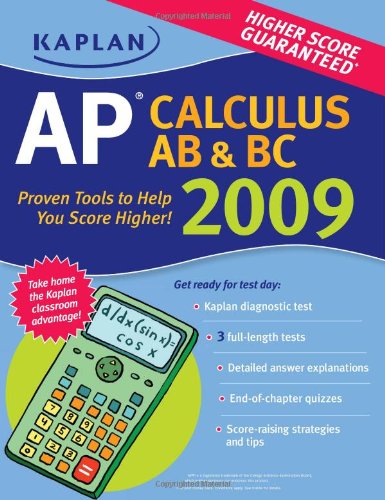 Kaplan AP Calculus AB & BC 2009,New