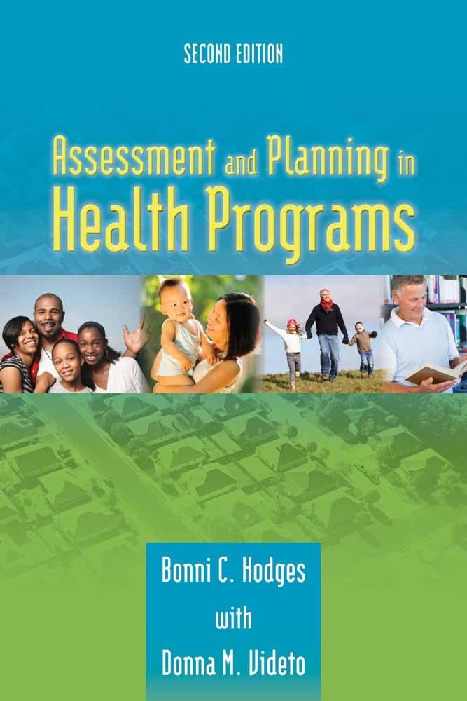 Assessment and Planning in Health Programs,New