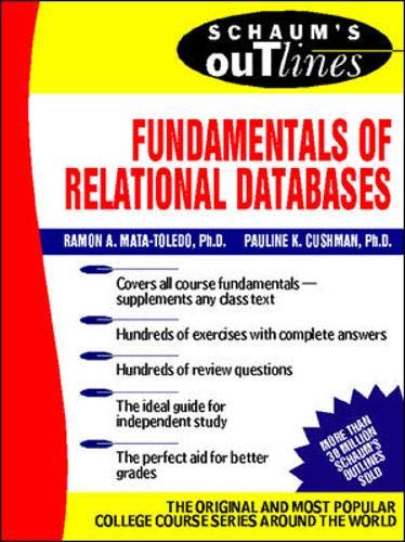 Schaum's Outline of Fundamentals of Relational Databases,New
