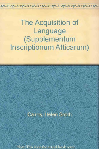 The Acquisition of Language (ProEd Studies in Communicative Disorders),Used
