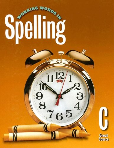 Great Source Working Words in Spelling: Student Text Grade 3,Used