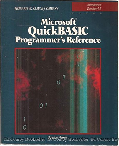 Microsoft Quickbasic Programmer'S Reference/Introduces Version 4.5,Used