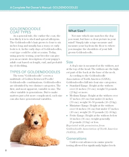 Goldendoodles: Complete Guide to Characteristics, Behavior, Health & Wellness, Training, and Everyday Care for Your Goldendoodle,Used