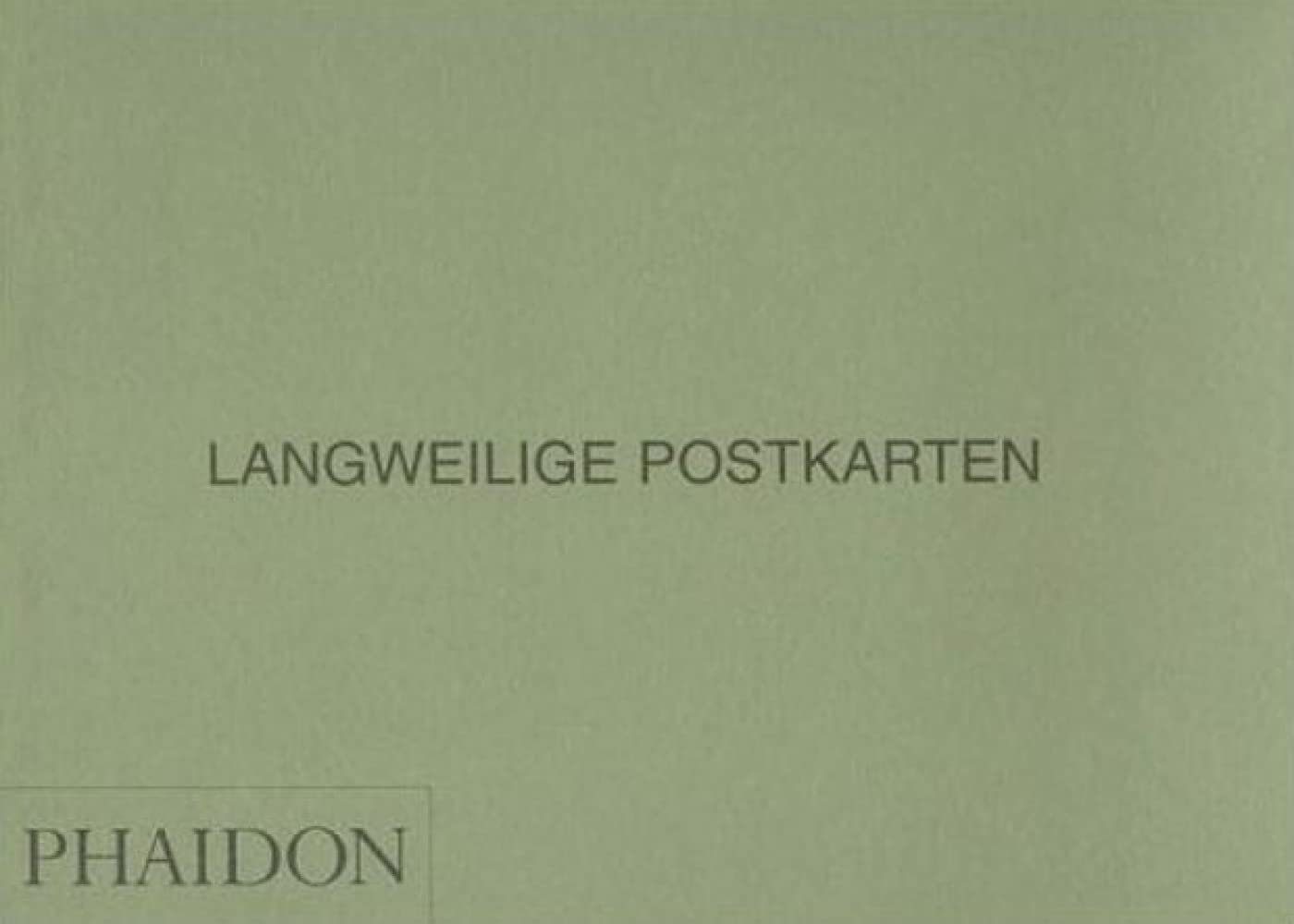 Langweilige Postkarten
