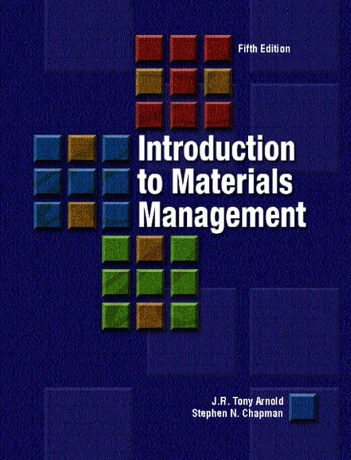 Introduction To Materials Management,New