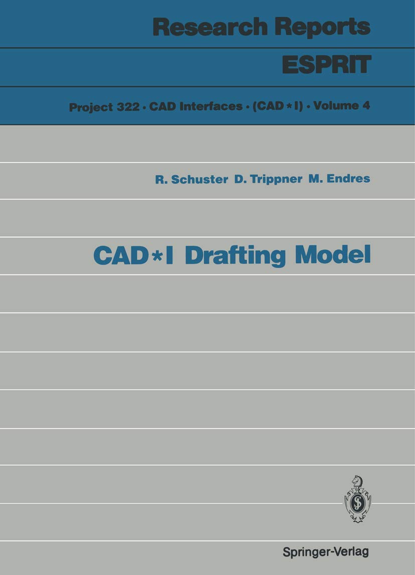 Cad*I Drafting Model (Research Reports Esprit, 4),Used