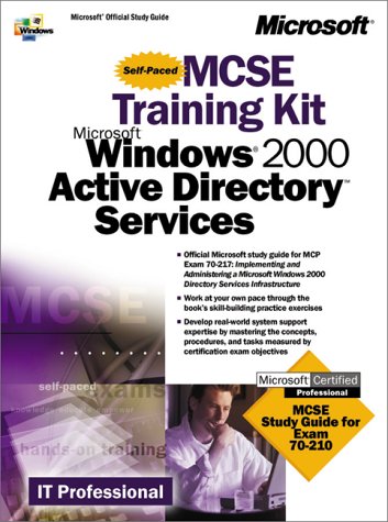 MCSE Training Kit Microsoft Windows 2000 Active Directory Services (ItTraining Kit),Used