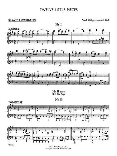 Twelve Little Pieces: Flute (or Violin) & Piano, Part(s) (Kalmus Edition),Used