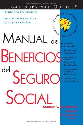 Manual de Beneficios del Seguro Social: (Social Security Benefits Handbook (Spanish Edition)),Used