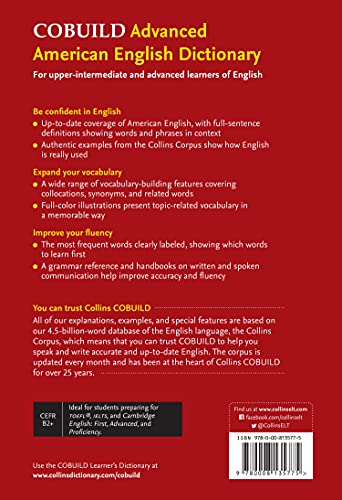 Collins COBUILD Advanced American English Dictionary,Used