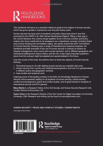 Routledge Handbook of Human Security (Routledge Handbooks),Used