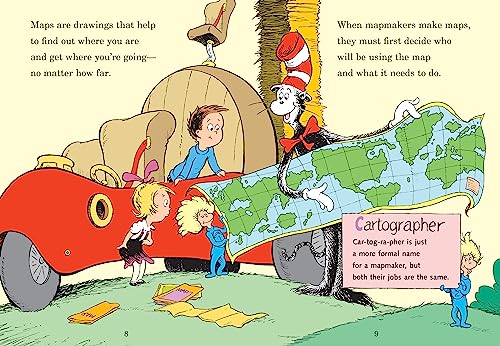 There's a Map on My Lap! All About Maps (The Cat in the Hat's Learning Library),Used