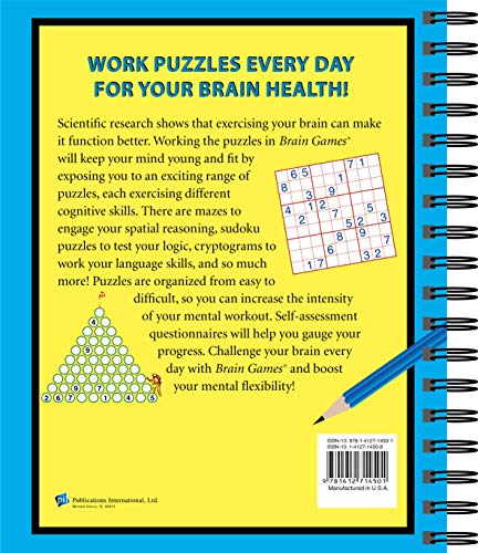 Brain Games #1: Lower Your Brain Age in Minutes a Day (Volume 1),Used