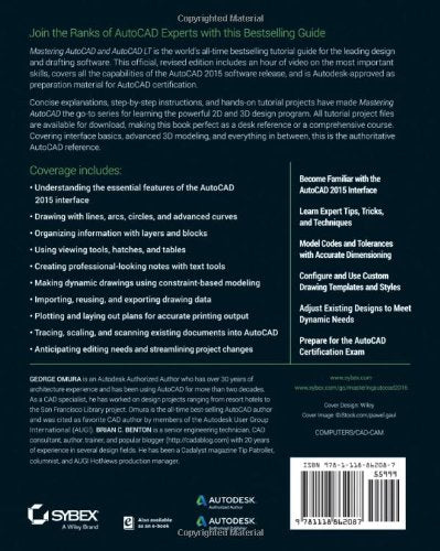 Mastering AutoCAD 2015 and AutoCAD LT 2015,Used