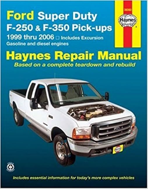 Ford Super Duty F250 & F350 PickUps/Excursion 19992006 (Hayne's Automotive Repair Manual),New