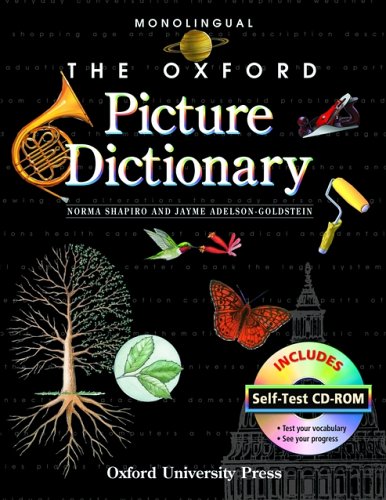 The Oxford Picture Dictionary With Self Test (The ^AOxford Picture Dictionary Program),Used