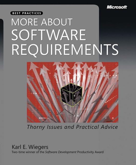 More About Software Requirements: Thorny Issues And Practical Advice,Used