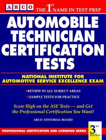 Auto Tech Cert 3E (AUTOMOBILE TECHNICIAN CERTIFICATION TESTS),Used