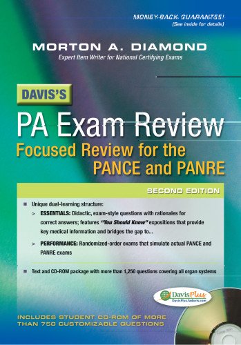 Davis'S Pa Exam Review: Focused Review For The Pance And Panre,New
