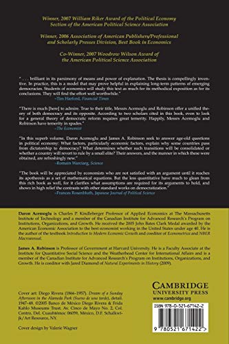 Economic Origins Of Dictatorship And Democracy,New