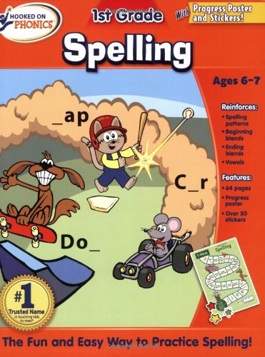 Hooked on Phoncs 1st Grade Spelling Workbook,Used