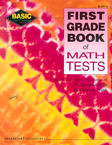 First Grade Book Of Math Tests (Bnb),New