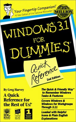 Windows 3.1 For Dummies: Quick Reference,Used