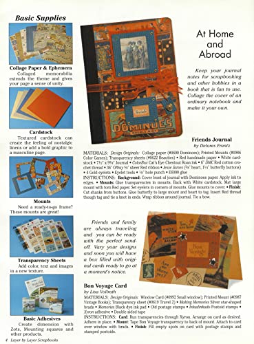 Layer By Layer Scrapbooks (05299 Magazine),Used
