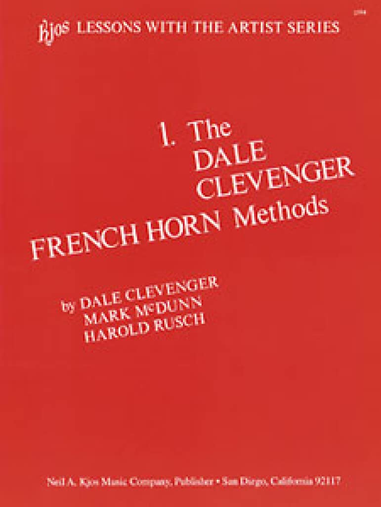 L194 Dale Clevenger French Horn Method Book 1,Used