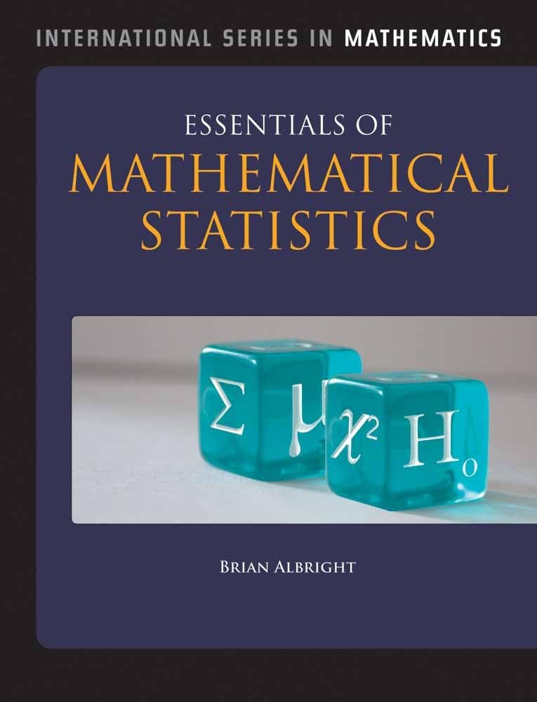 Essentials of Mathematical Statistics (International Series in Mathematics),Used