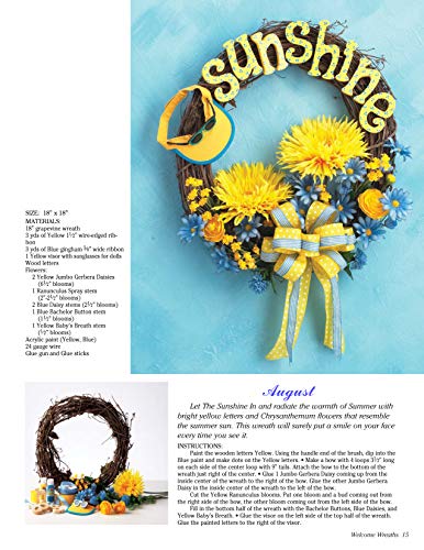 Welcome Wreaths: Elegant Arrangements for Your Home,Used