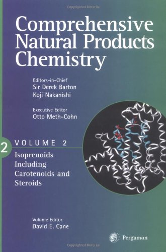 Comprehensive Natural Products Chemistry: Isoprenoids Including Carotenoids And Steroids (Vol. Two),Used