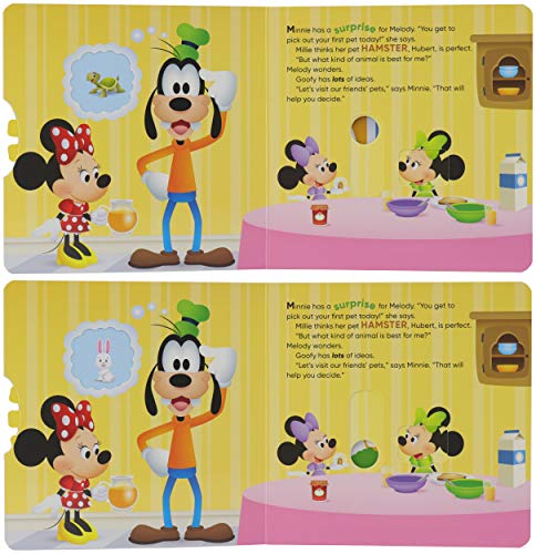 Disney Growing Up Stories with Minnie Mouse  First Pet!  Spin& Slide Surprise!  PI Kids,Used