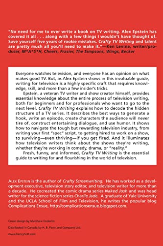 Crafty Tv Writing: Thinking Inside The Box,New