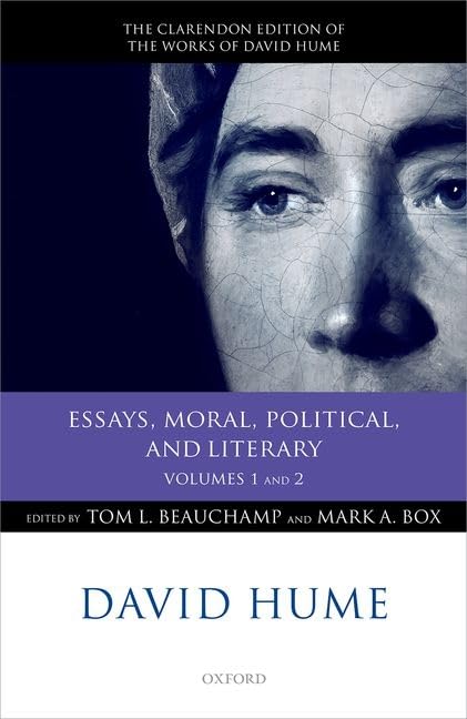 David Hume: Essays, Moral, Political, and Literary: Volumes 1 and 2 (Clarendon Hume Edition Series),Used
