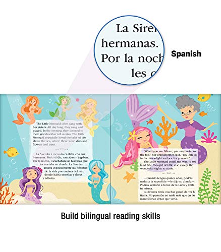 Carson Dellosa The Little Mermaid La Sirenita a Menudo (Keepsake Stories, Bilingual) Storybook (Volume 13),Used