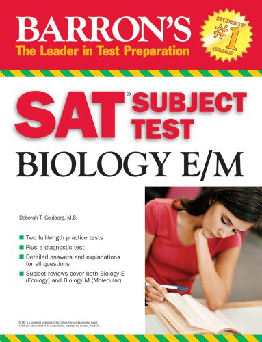 Barron's Sat Subject Test Biology E/M (BARRON'S HOW TO PREPARE FOR THE SAT II BIOLOGY E/M),Used