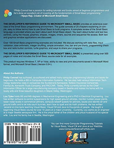 The Developer's Reference Guide to Microsoft Small Basic,Used
