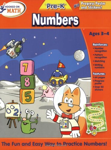 Hooked on Math PreK Numbers Workbook,Used