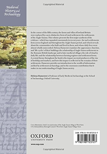 Rural Settlements and Society in AngloSaxon England (Medieval History and Archaeology),Used