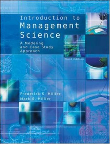 Introduction To Management Science: A Modeling And Case Studies Approach With Spreadsheets,Used