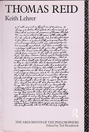 Thomas Reid (Arguments Of The Philosophers)